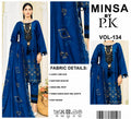 MINSA by P.K-Elegant royal blue 3-piece suit