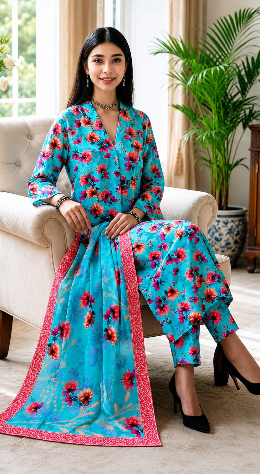MH Arts – Bana Dora Lawn Allover