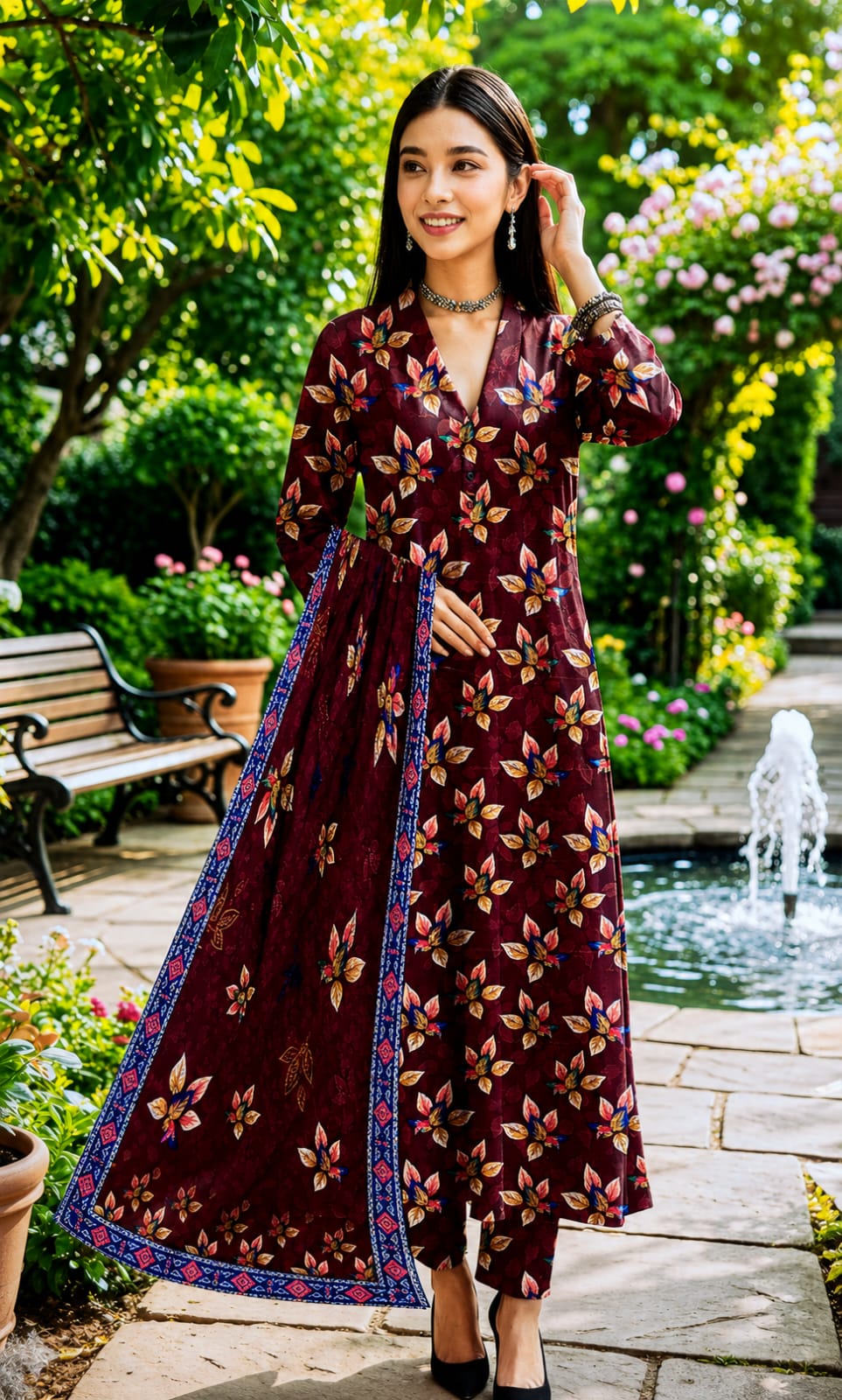 MH Arts – Bana Dora Lawn Allover