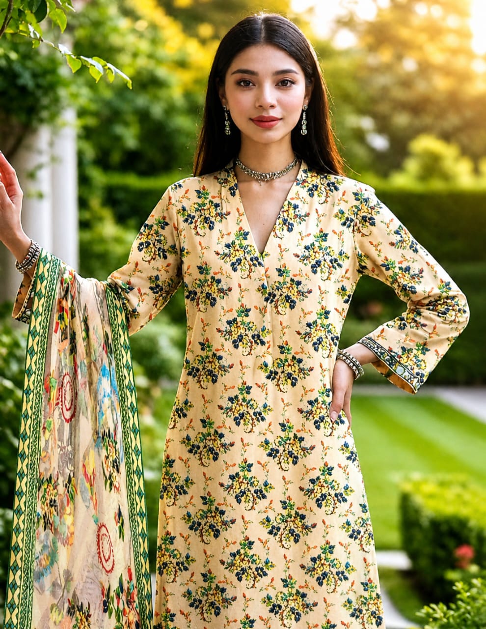MH Arts – Lawn Allover Bana Dora